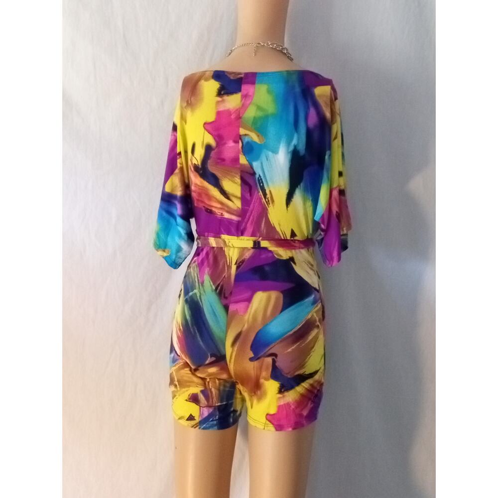 Colorful Abstract Romper - Picture 2 of 3